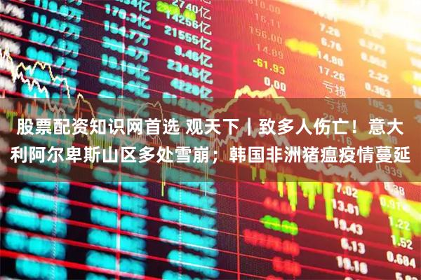 股票配资知识网首选 观天下｜致多人伤亡！意大利阿尔卑斯山区多处雪崩；韩国非洲猪瘟疫情蔓延